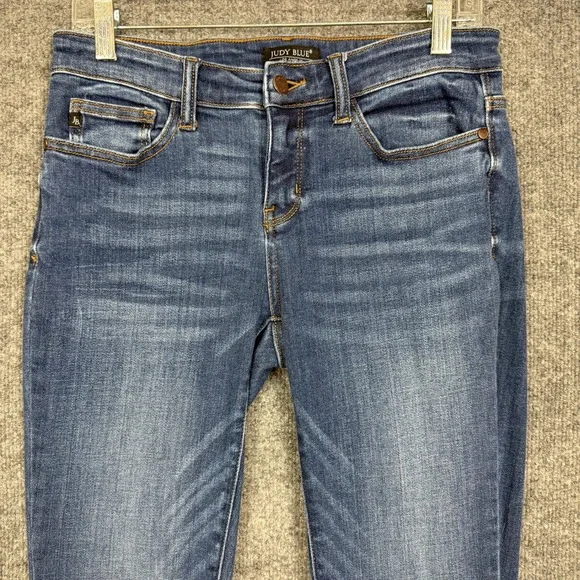 Judy Blue Jeans Womens 9 29 Blue Skinny Fit Medium Wash Mid Rise Stretch Denim - Picture 2 of 14